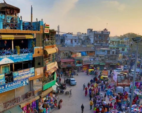 neighbourhood Paharganj New-Delhi India