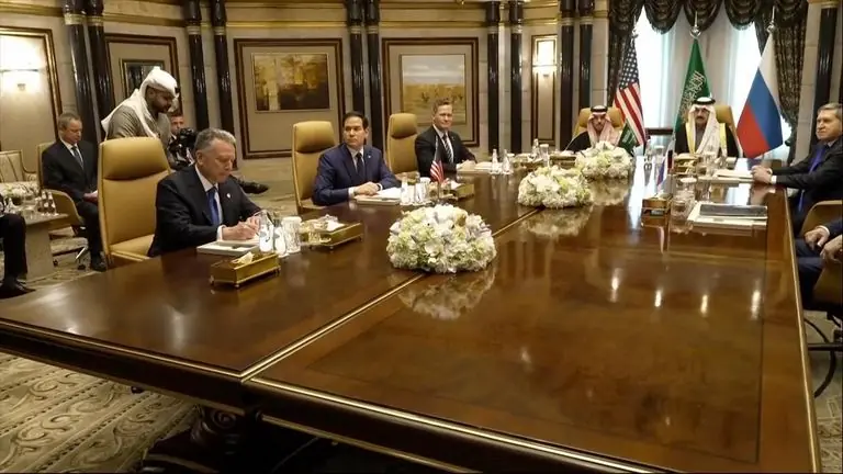 U.S. and Russian officials are holding talks in Saudi Arabia
