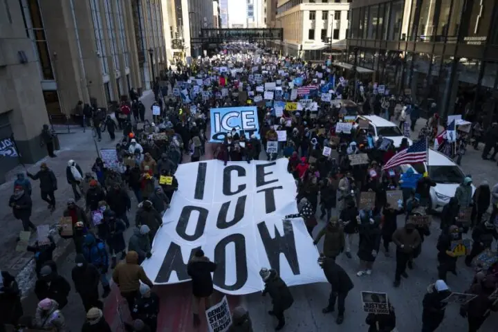 Anti-ICE Protest