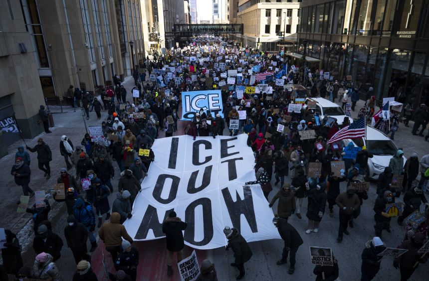 Anti-ICE Protest